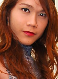 Military ladyboy Toei in hot two-way oral and anal